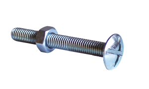 Lot de 8 boulons poêlier en inox, STANDERS, L.40.0 x diam. 5 mm
