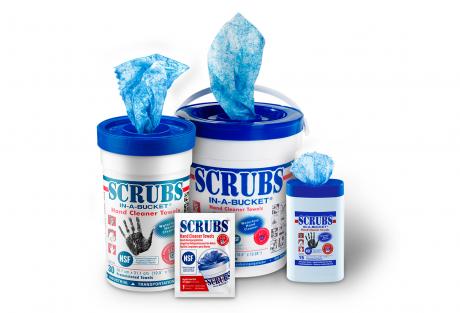 Lingettes nettoyantes désinfectantes SCRUBS SURFACE - BATIFER,  quincaillerie professionnelle, spécialiste du bâtiment et de l'agencement