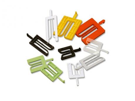 1000 Cales Fourchettes Synthétiques - Assortiment Épaisseurs 1,2,3,4,5mm - 30x40mm - Pour Calage, Vitrage, Bricolage