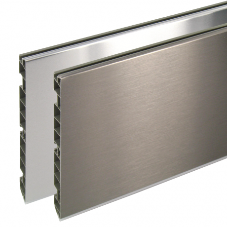 Plinthe PVC Inox - Quincaillerie Gervais, réseau MASTERPRO