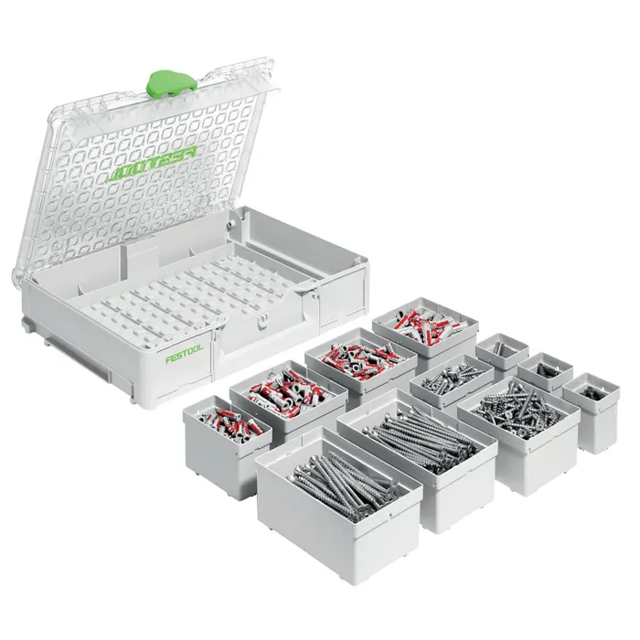 Tanos Systainer³ Organizer M 89 Anthracite - Boîte à Outils Modulable Avec 6 Bacs
